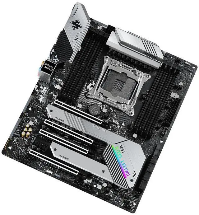 Alt view image 3 of 5 - ASRock Intel X299 Chipset ATX Motherboard X299 Steel Legend