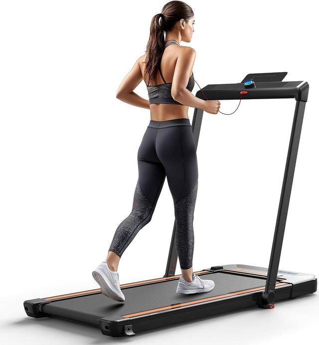 Jogging speed on online treadmill