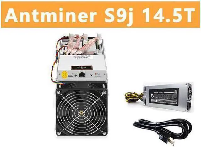 Alt view image 5 of 6 - NEW Arrival Bitmain Bitcoin Miner Antminer S9J 14.5TH/s BTC BCH Mining Machine with PSU Power Supply ASIC SHA-256 14.5T Miner Better Than Antminer S9 S9i 13.5T 14T T9+ S11