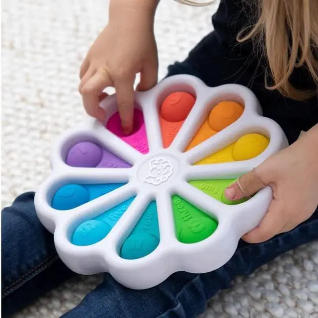 Alt view image 2 of 2 - * PUSH, POP, AND LEARN! Squishy bubbles captivate the fingers while inspiring early bilingual learning