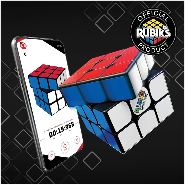Alt view image 2 of 7 - Rubik's Cube, The Official Rubiks ConnectedX, Bluetooth-Enabled 3x3 Speed Cube