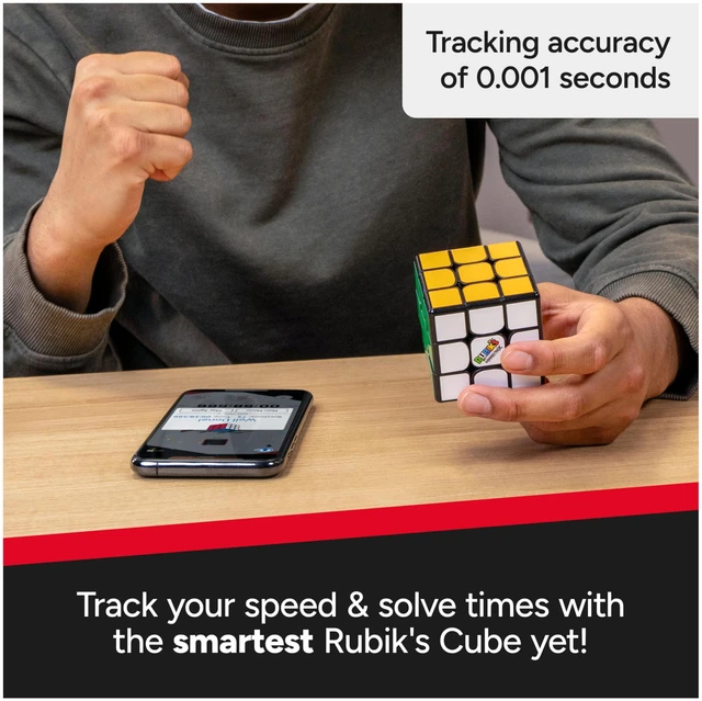 Alt view image 4 of 7 - Rubik's Cube, The Official Rubiks ConnectedX, Bluetooth-Enabled 3x3 Speed Cube