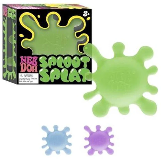 Alt view image 2 of 7 - Schylling NeeDoh SplootSplat 3pc Blue, Purple, Green Full Set