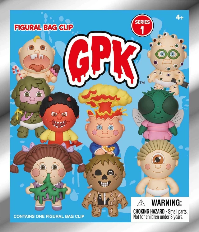 Main image of Garbage Pail Kids 3D Figural Foam Bag Clip Series 1 Mystery Pack (1 RANDOM Figure)