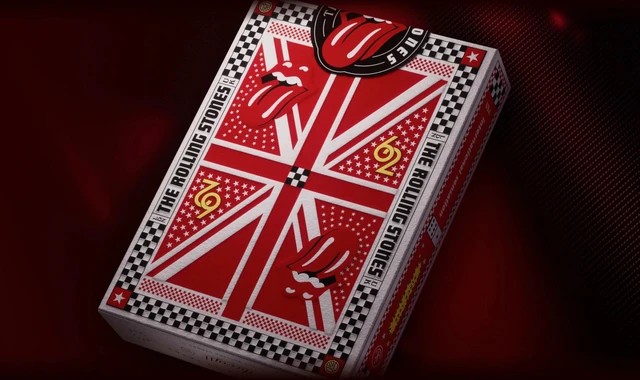Alt view image 2 of 7 - theory11 The Rolling Stones Premium Playing Cards, Poker Size Standard Index