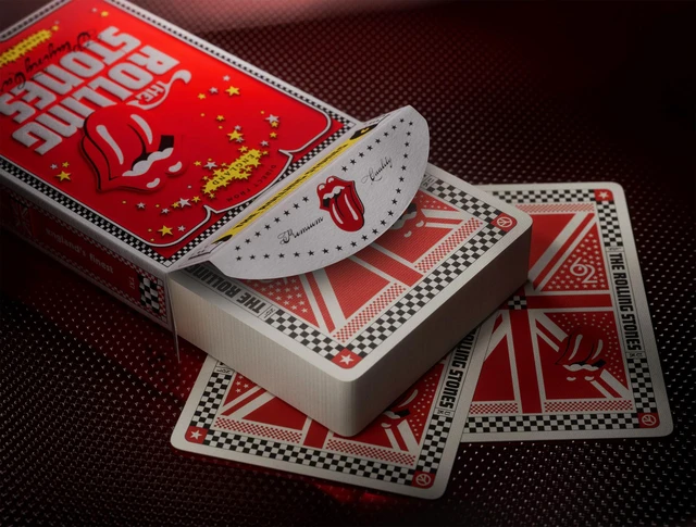 Alt view image 3 of 7 - theory11 The Rolling Stones Premium Playing Cards, Poker Size Standard Index