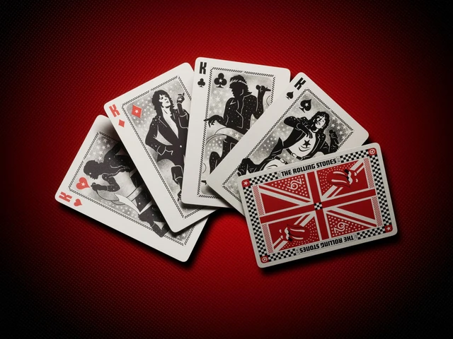 Alt view image 4 of 7 - theory11 The Rolling Stones Premium Playing Cards, Poker Size Standard Index
