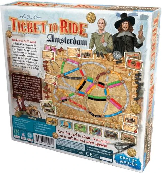 Alt view image 9 of 14 - Days of Wonder Ticket to Ride: Amsterdam