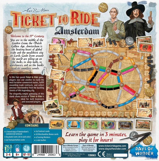 Alt view image 13 of 14 - Days of Wonder Ticket to Ride: Amsterdam