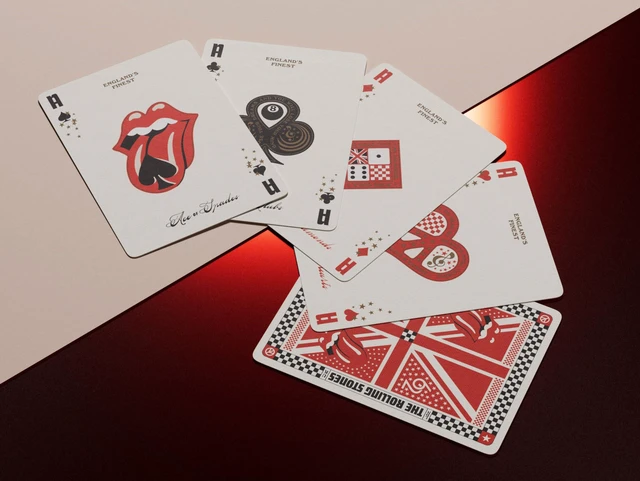 Alt view image 5 of 7 - theory11 The Rolling Stones Premium Playing Cards, Poker Size Standard Index