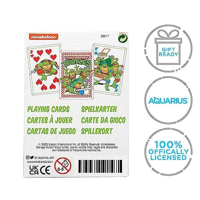 Alt view image 8 of 8 - TMNT Pizza Playing Cards