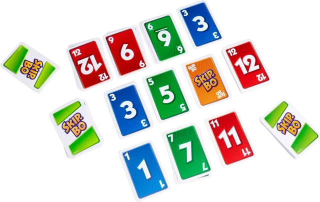 Alt view image 2 of 5 - Mattel Games Skip-Bo Card Game in Storage Tin, for 2-6 Players