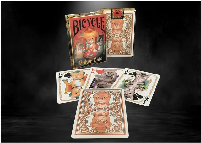 Alt view image 5 of 6 - Bicycle Poker Cats V2 Playing Cards