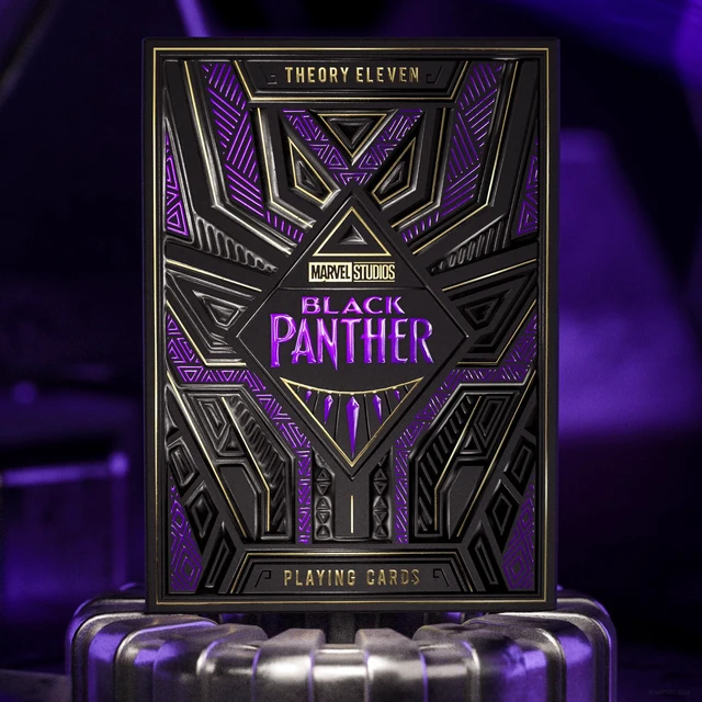 Alt view image 2 of 7 - theory11 Black Panther Premium Marvel Playing Cards