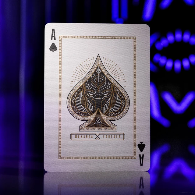 Alt view image 5 of 7 - theory11 Black Panther Premium Marvel Playing Cards
