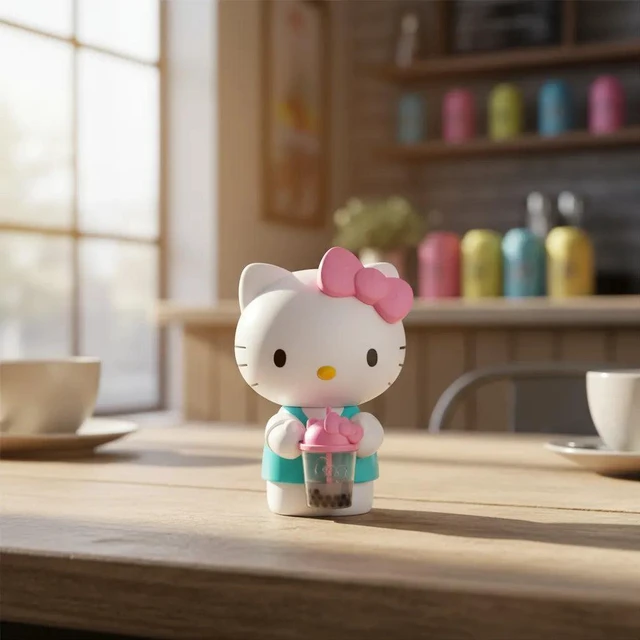 Alt view image 3 of 7 - Hello Kitty Boba Tea Interactive Figure