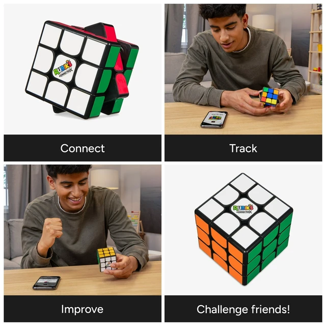 Alt view image 4 of 7 - Rubiks Cube ConnectedX, Bluetooth Enabled 3x3 Classic Cube