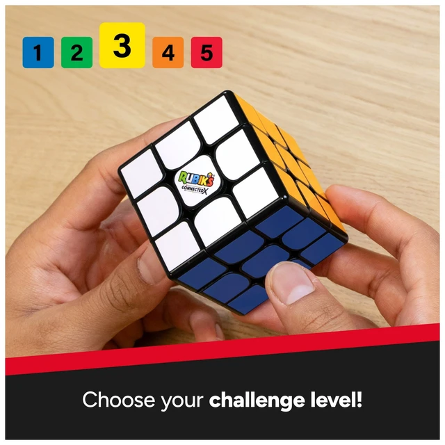Alt view image 5 of 7 - Rubiks Cube ConnectedX, Bluetooth Enabled 3x3 Classic Cube