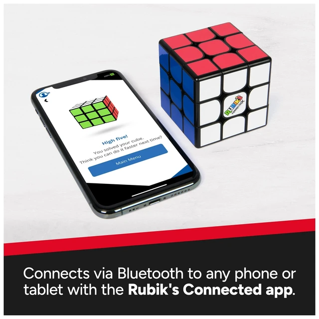 Alt view image 2 of 7 - Rubiks Cube ConnectedX, Bluetooth Enabled 3x3 Classic Cube