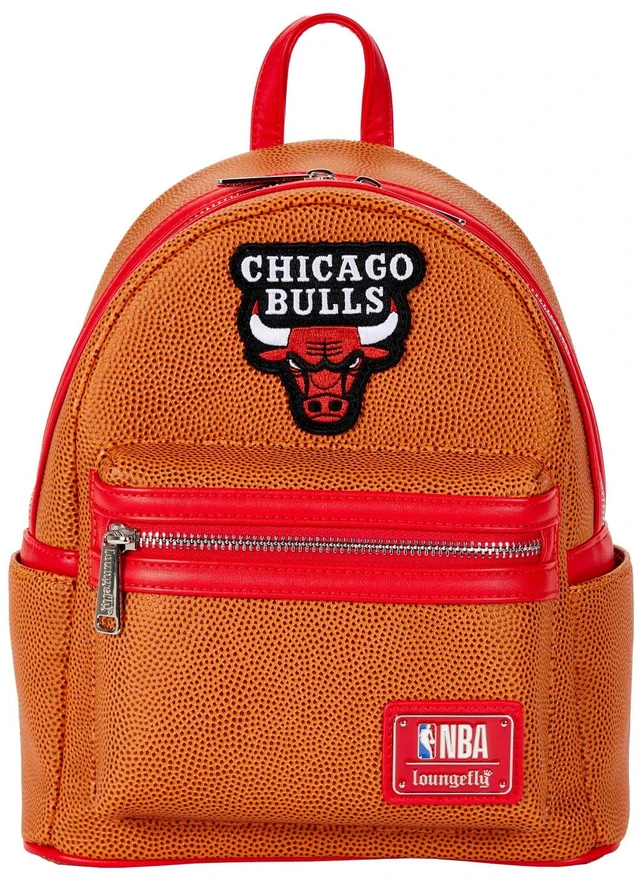 Main image of Loungefly NBA: Chicago Bulls Basketball Mini-Backpack