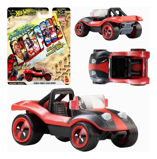 Alt view image 2 of 8 - Hot Wheels Premium Spider-Mobile Dead-Buggy