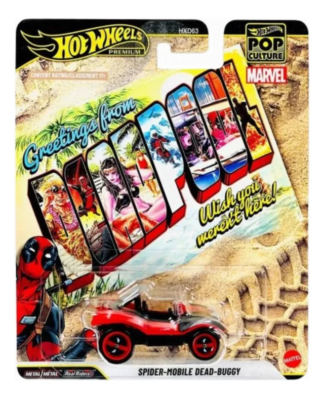 Alt view image 8 of 8 - Hot Wheels Premium Spider-Mobile Dead-Buggy