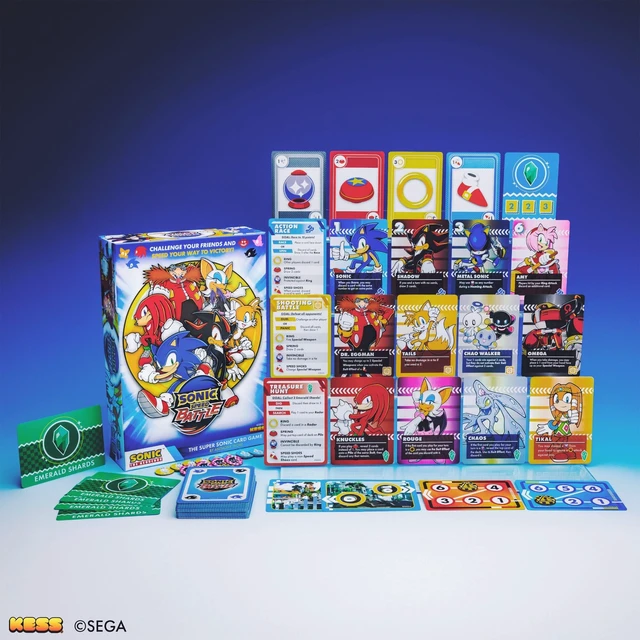 Alt view image 2 of 7 - Sonic Speed Battle - The Super Sonic Card Game, 1 Deck-3 Games, 2-4 Players