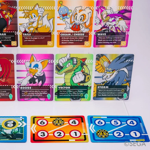 Alt view image 3 of 7 - Sonic Speed Battle - The Super Sonic Card Game, 1 Deck-3 Games, 2-4 Players