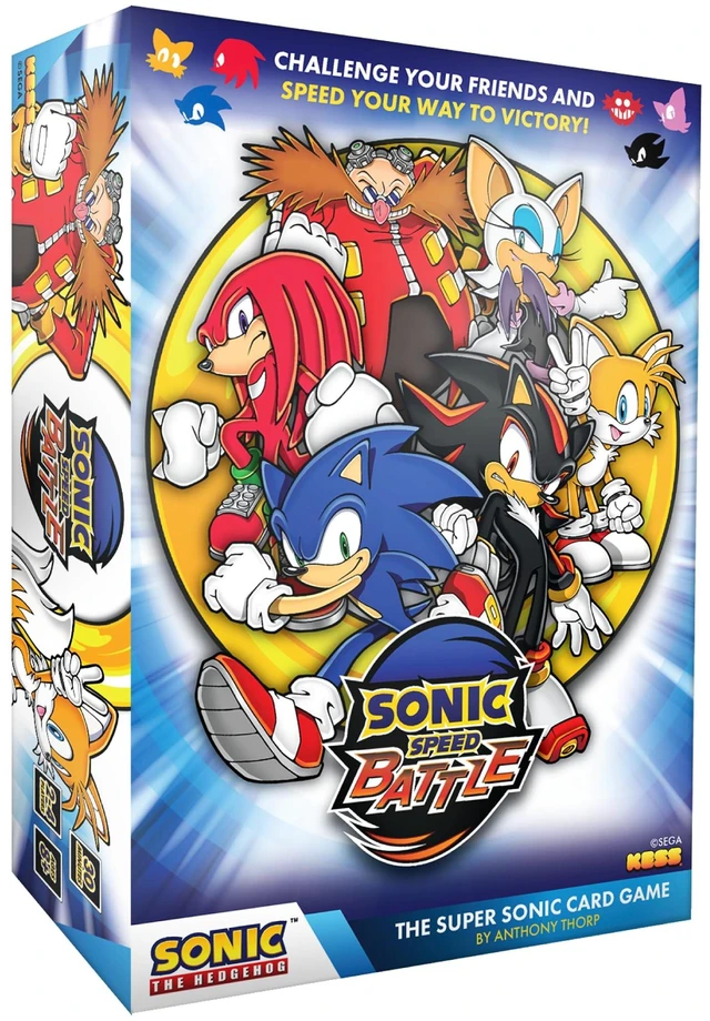 Main image of Sonic Speed Battle - The Super Sonic Card Game, 1 Deck-3 Games, 2-4 Players
