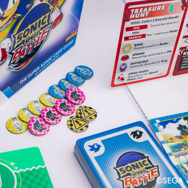 Alt view image 5 of 7 - Sonic Speed Battle - The Super Sonic Card Game, 1 Deck-3 Games, 2-4 Players