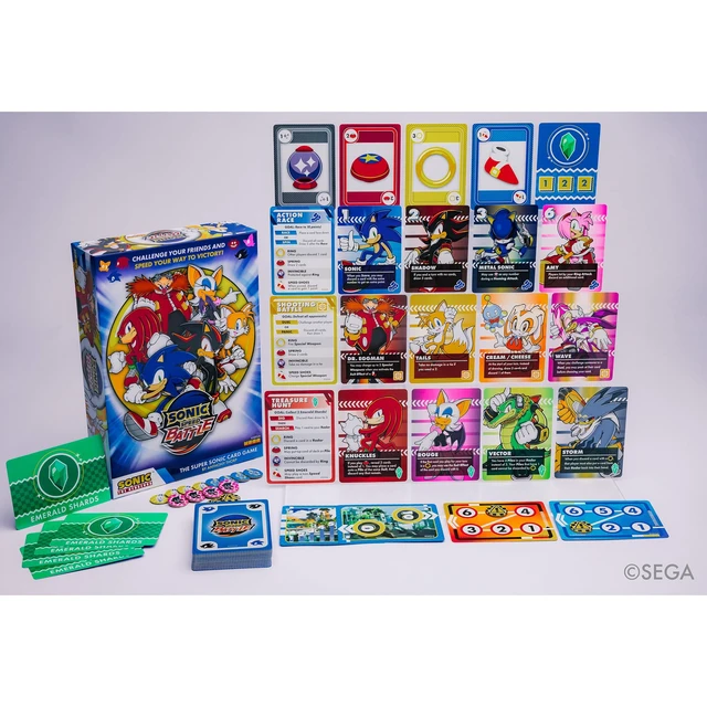 Alt view image 6 of 7 - Sonic Speed Battle - The Super Sonic Card Game, 1 Deck-3 Games, 2-4 Players