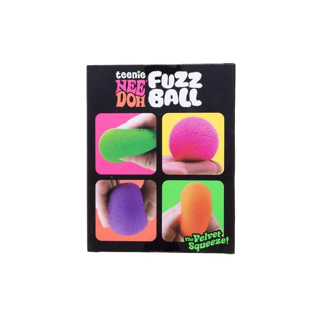 Alt view image 2 of 7 - Schylling NeeDoh Teenie Fuzz Ball 4 Pack, 1.5-inch Sensory Squeeze Ball