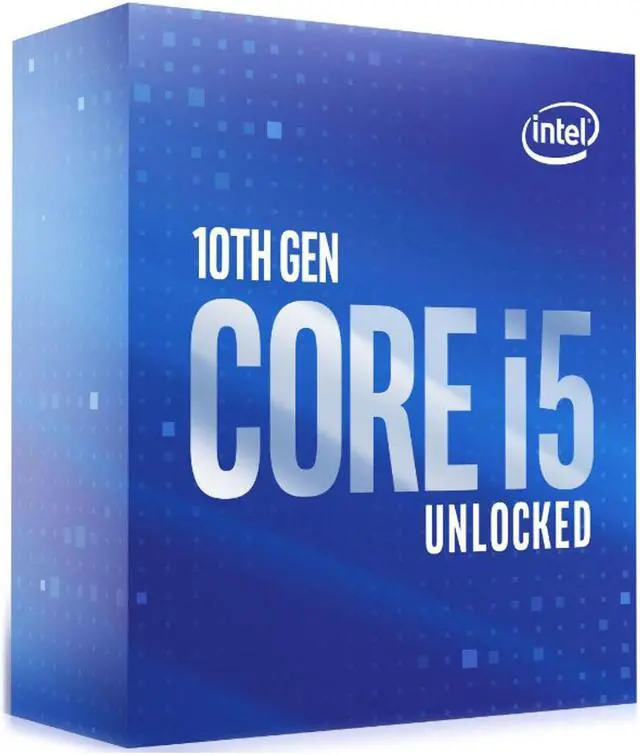 Alt view image 7 of 7 - Intel Core i5-10600K - Core i5 10th Gen Comet Lake 6-Core 4.1 GHz LGA 1200 125W Intel UHD Graphics 630 Desktop Processor - BX8070110600K