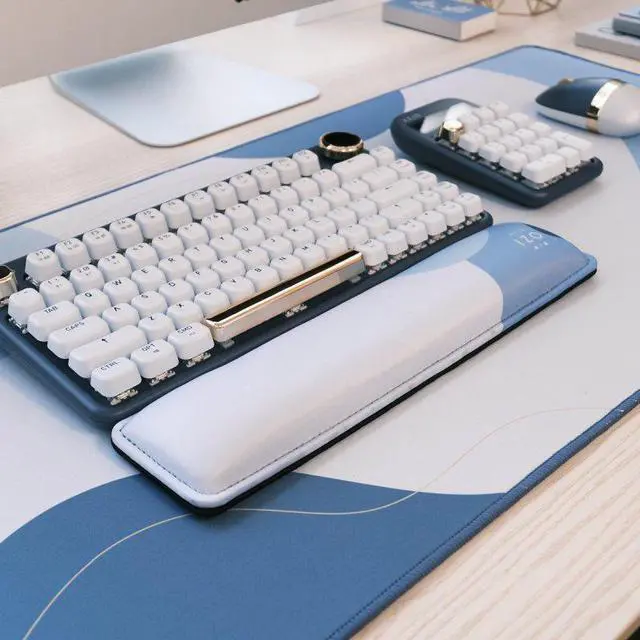 Alt view image 10 of 11 - AZIO IZO Palm Rest Blue Iris PRIZO105