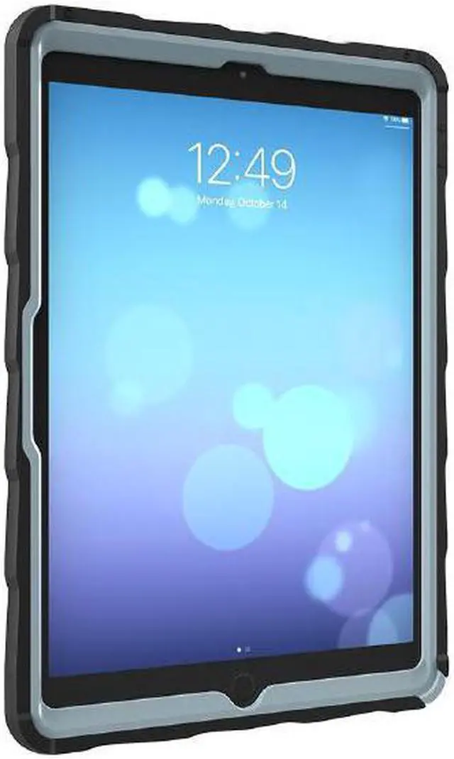 Alt view image 10 of 17 - Gumdrop DropTech Clear for iPad 10.2 Case - For Apple iPad (7th Generation) Tablet - Apple Logo - Clear, Black - Scratch Resistant, Impact Resistant, Drop Resistant, Shock Absorbing, Smudge Resistant,