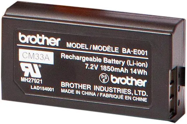 Alt view image 2 of 2 - Brother BAE001 Battery for Brother PT-H300 One-Touch Handheld Labeler