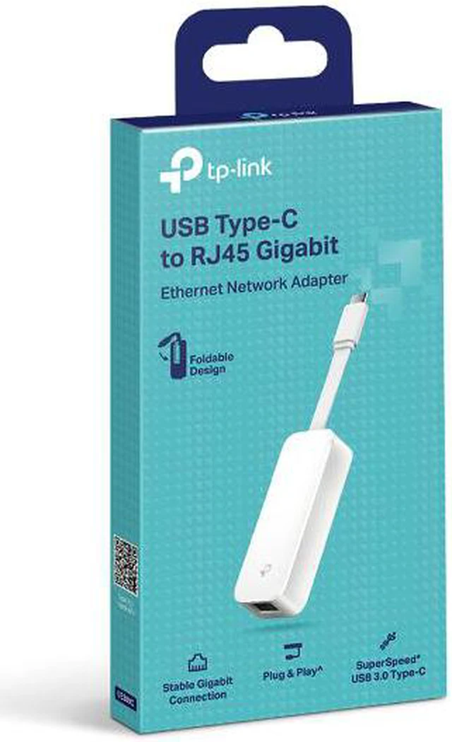 Alt view image 2 of 3 - tp-link ue300c usb type c to rj45 gigabit ethernet network adapter tplink