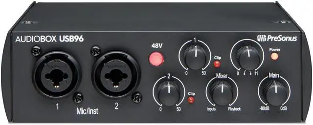 Alt view image 17 of 20 - PreSonus AudioBox 96 USB 2.0 Audio Recording Interface
