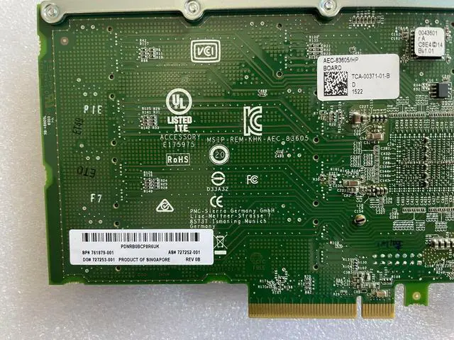 Alt view image 3 of 5 - AEC-83605 727250-B21 HP 12Gb SAS Expander for DL380 G9 761879-001 727253-001