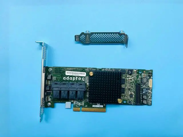 Alt view image 2 of 5 - Adaptec ASR-71605 16-Port 6Gb/s 1GB SAS SATA PCIe RAID Controller