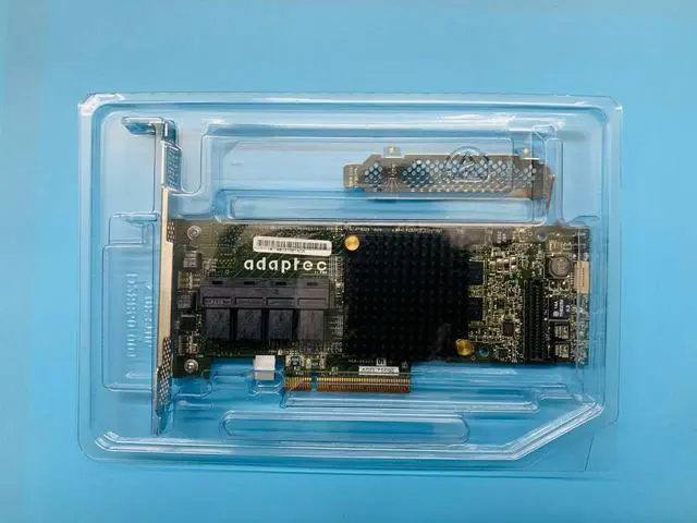 Alt view image 5 of 5 - Adaptec ASR-71605 16-Port 6Gb/s 1GB SAS SATA PCIe RAID Controller