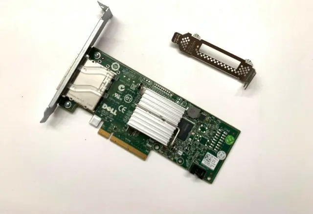 Alt view image 3 of 6 - For Dell H200E 6Gb/s SAS PCIe HBA 2 Port Ext SFF-8088 12DNW LSI SAS 2008=LSI 9200-8E