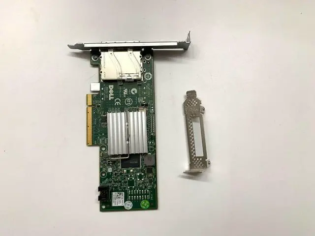 Alt view image 4 of 6 - For Dell H200E 6Gb/s SAS PCIe HBA 2 Port Ext SFF-8088 12DNW LSI SAS 2008=LSI 9200-8E