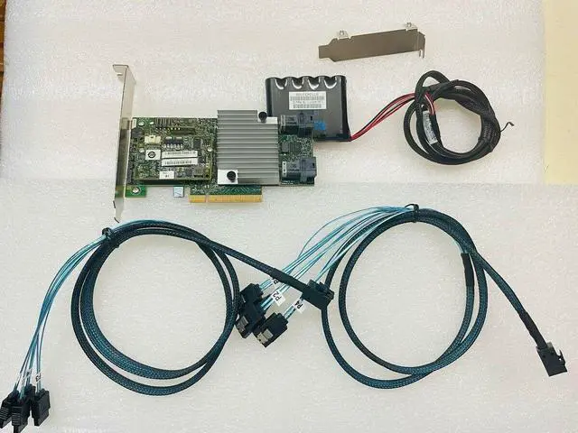 Alt view image 2 of 5 - LSI S3108 NEC 9362-8i 1GB RAID 0/1/5/6 12Gb/s Controller +2*SFF-8643 SATA +BBU