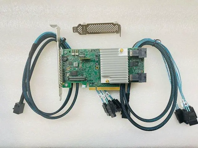 Alt view image 3 of 5 - LSI S3108 NEC 9362-8i 1GB RAID 0/1/5/6 12Gb/s Controller +2*SFF-8643 SATA +BBU