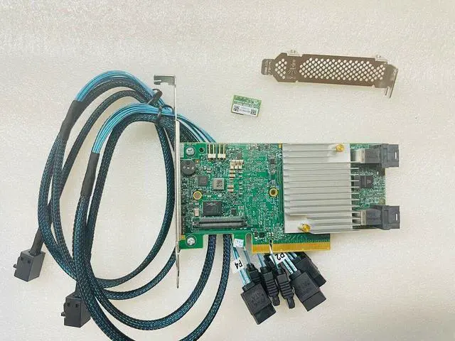 Alt view image 4 of 5 - LSI S3108 NEC 9362-8i 1GB RAID 0/1/5/6 12Gb/s Controller +2*SFF-8643 SATA +BBU