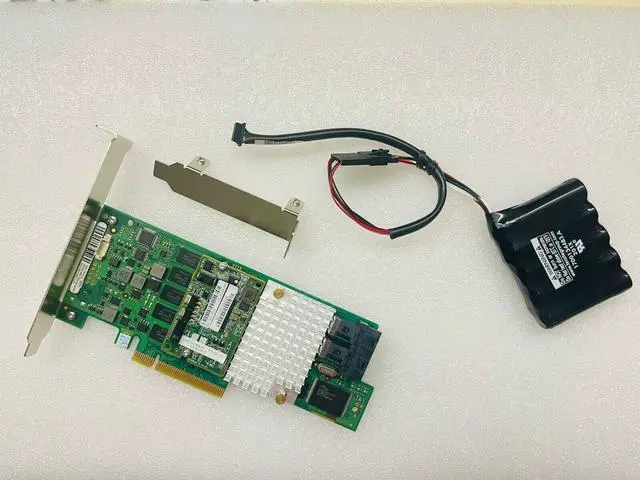 Alt view image 2 of 4 - Fujitsu D3216-A13 SAS 1GB Cache 12GB + LSI00418 BBU09 RAID Card W/ Battery