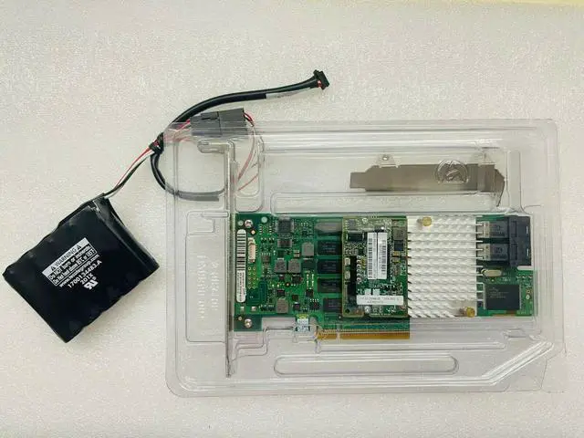 Alt view image 4 of 4 - Fujitsu D3216-A13 SAS 1GB Cache 12GB + LSI00418 BBU09 RAID Card W/ Battery
