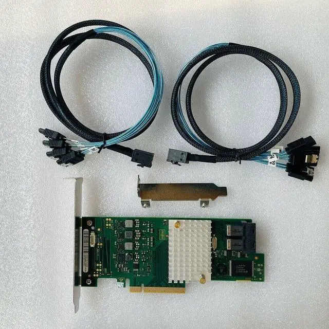 Alt view image 2 of 5 - Fujitsu D3307-A12 CP400i 12GB HBA Card = LSI 9300-8I RAID Controller +8643 cable