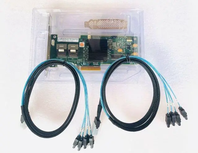 Alt view image 3 of 3 - LSI 9240-8i 6Gbps SAS HBA FW:P20 9211-8i IT Mode ZFS FreeNAS unRAID 2* SFF SATA
